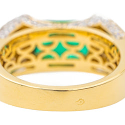 Bague Or jaune Emeraude - Castafiore
