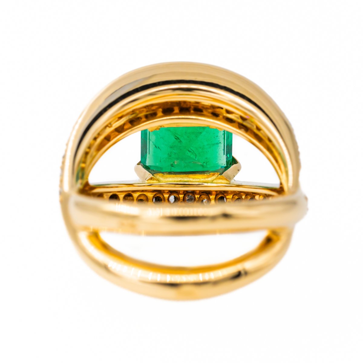 Bague Or jaune Emeraude - Castafiore