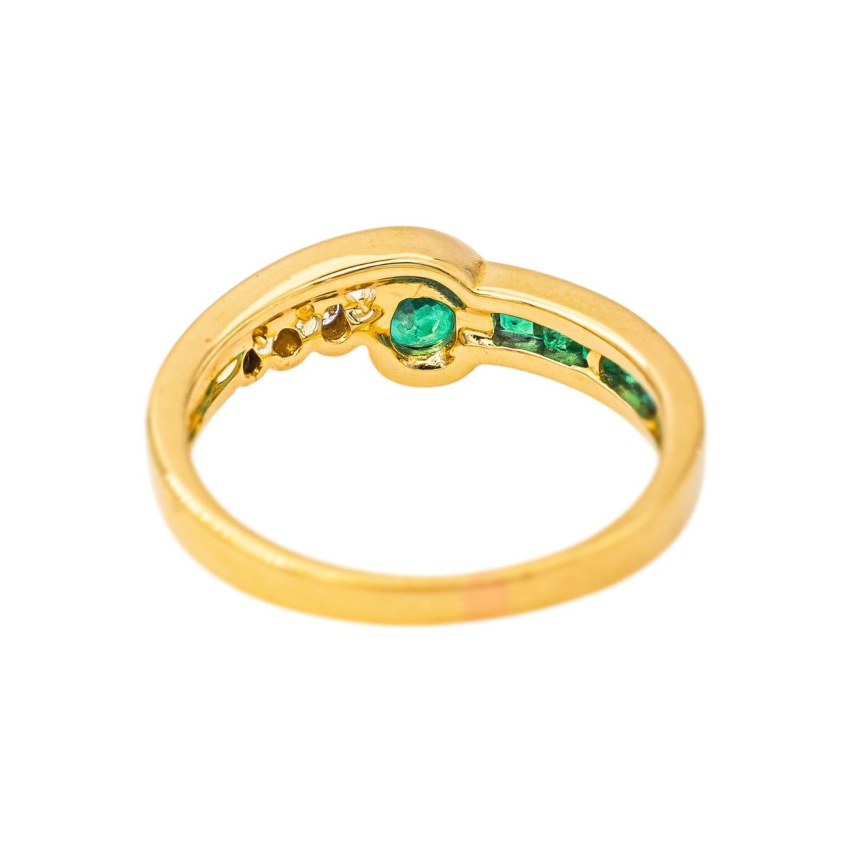 Bague Or jaune Emeraude - Castafiore