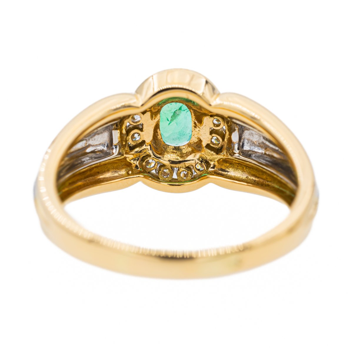 Bague Or jaune Emeraude - Castafiore