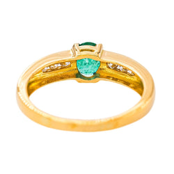 Bague Or jaune Emeraude - Castafiore