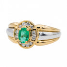 Bague Or jaune Emeraude - Castafiore