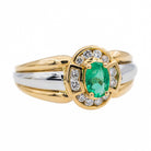 Bague Or jaune Emeraude - Castafiore