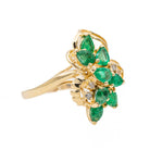 Bague Or jaune Emeraude - Castafiore