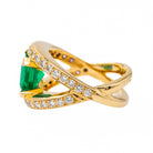 Bague Or jaune Emeraude - Castafiore