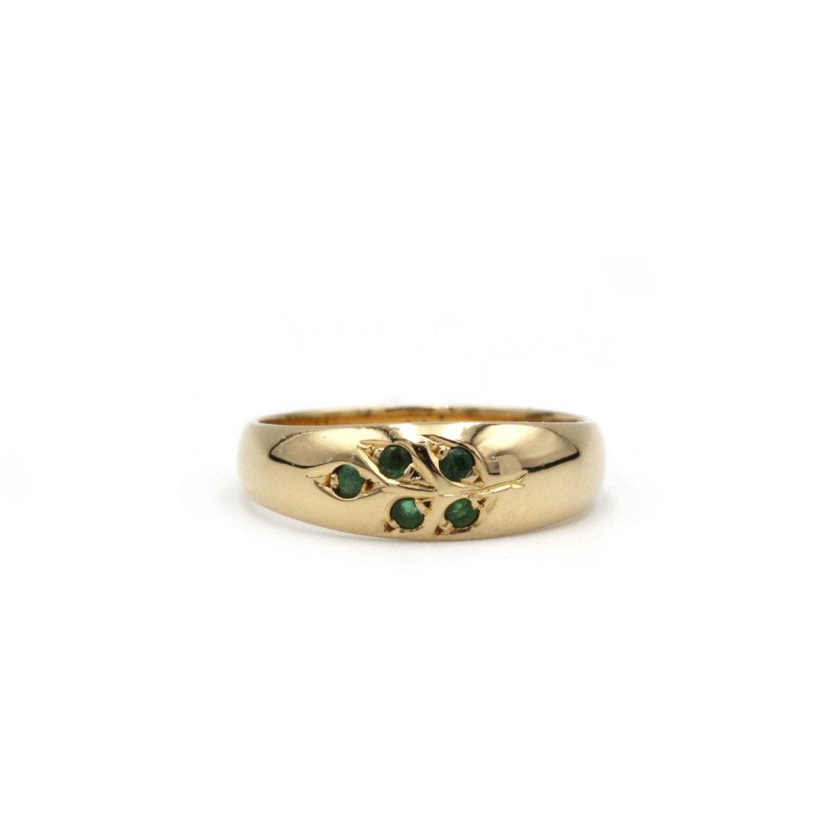 Bague - Or jaune & Emeraudes - Castafiore