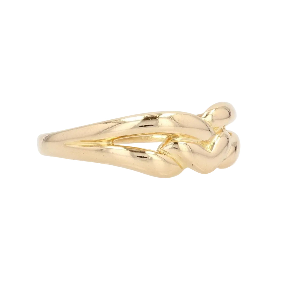 Bague or jaune entrelacé - Castafiore