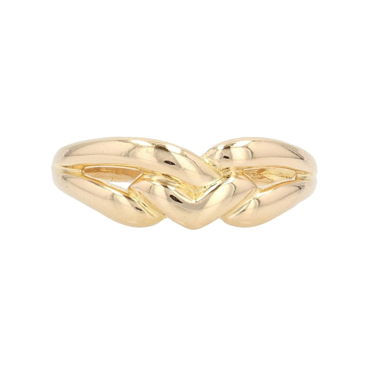 Bague or jaune entrelacé - Castafiore