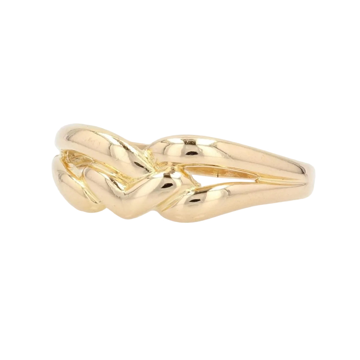 Bague or jaune entrelacé - Castafiore