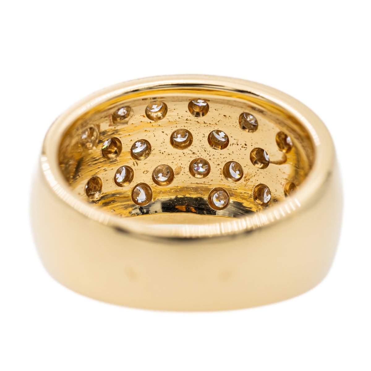 Bague or jaune et diamant - Castafiore