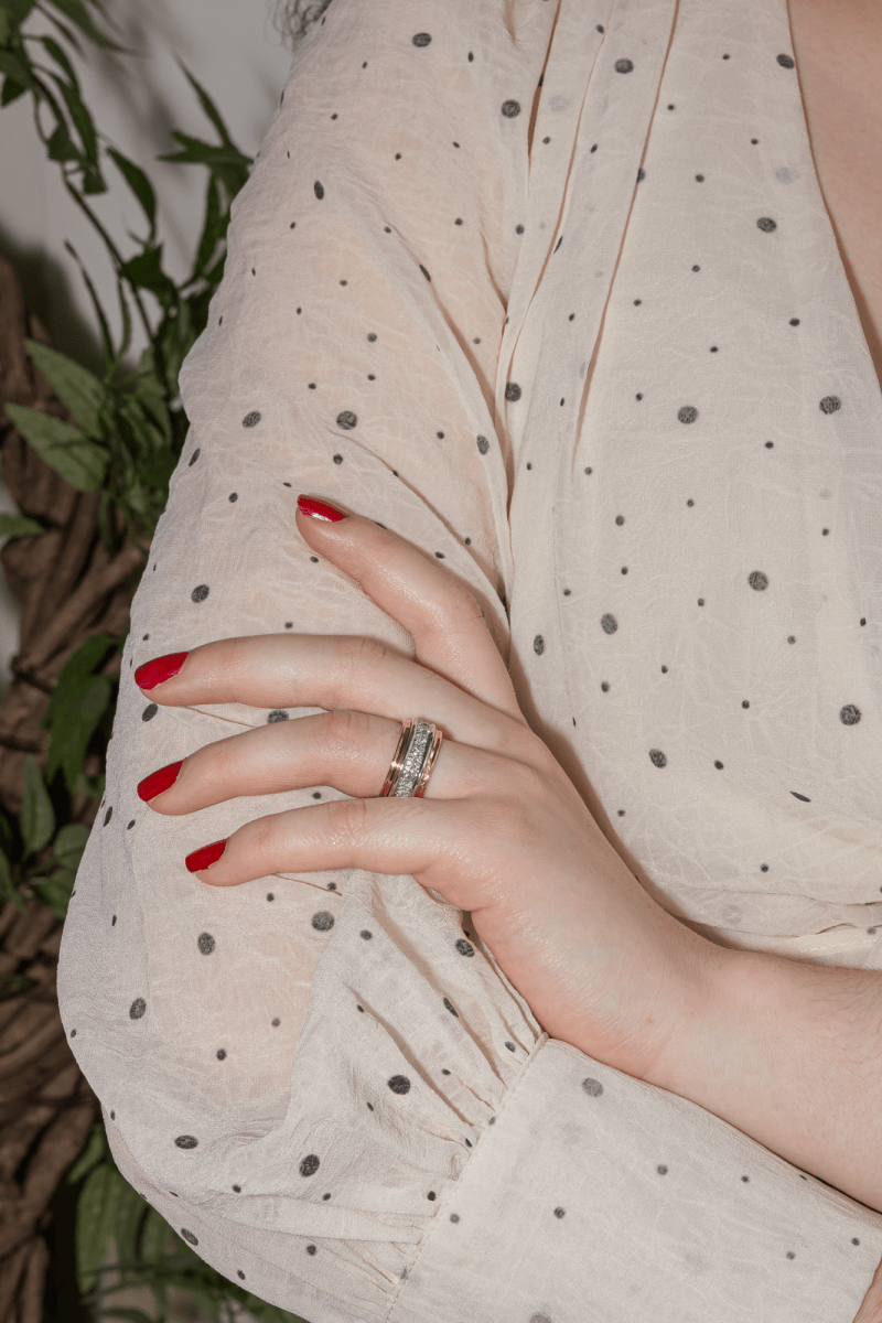 Bague Or jaune et Diamant - Castafiore