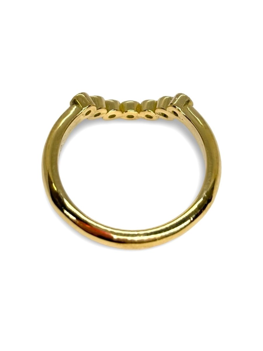 Bague or jaune et diamants 0,35 ct - Castafiore