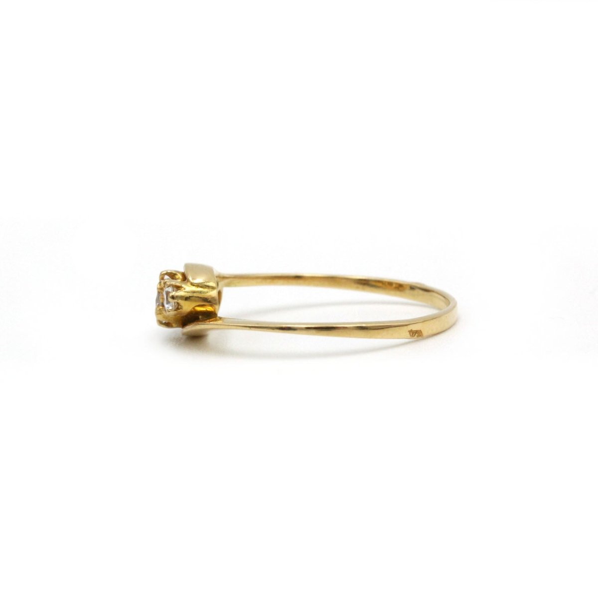 Bague - Or jaune et diamants - Castafiore