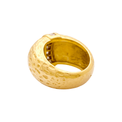 Bague or jaune et diamants - Castafiore
