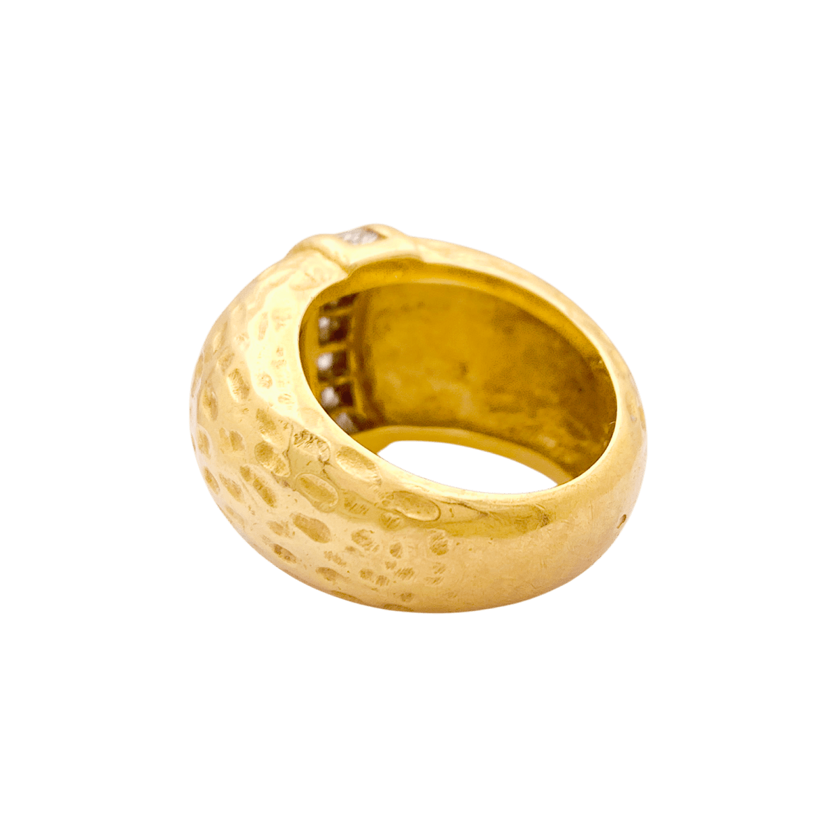 Bague or jaune et diamants - Castafiore