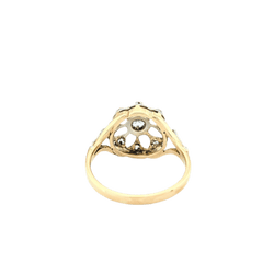 Bague or jaune et diamants - Castafiore