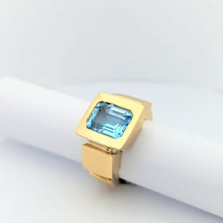 Bague or jaune et topaze Didier Guérin - Castafiore