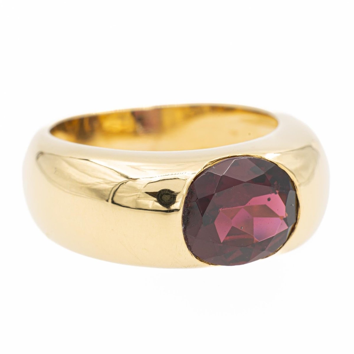 Bague Or jaune Grenat Almandin - Castafiore