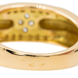 Bague or jaune, or blanc et diamant - Castafiore
