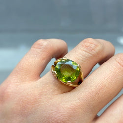 Bague - Or jaune & Péridot - Castafiore
