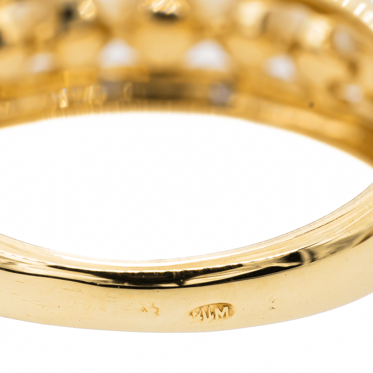 Bague Or jaune Perle - Castafiore