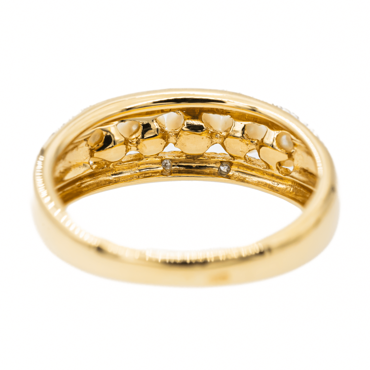 Bague Or jaune Perle - Castafiore