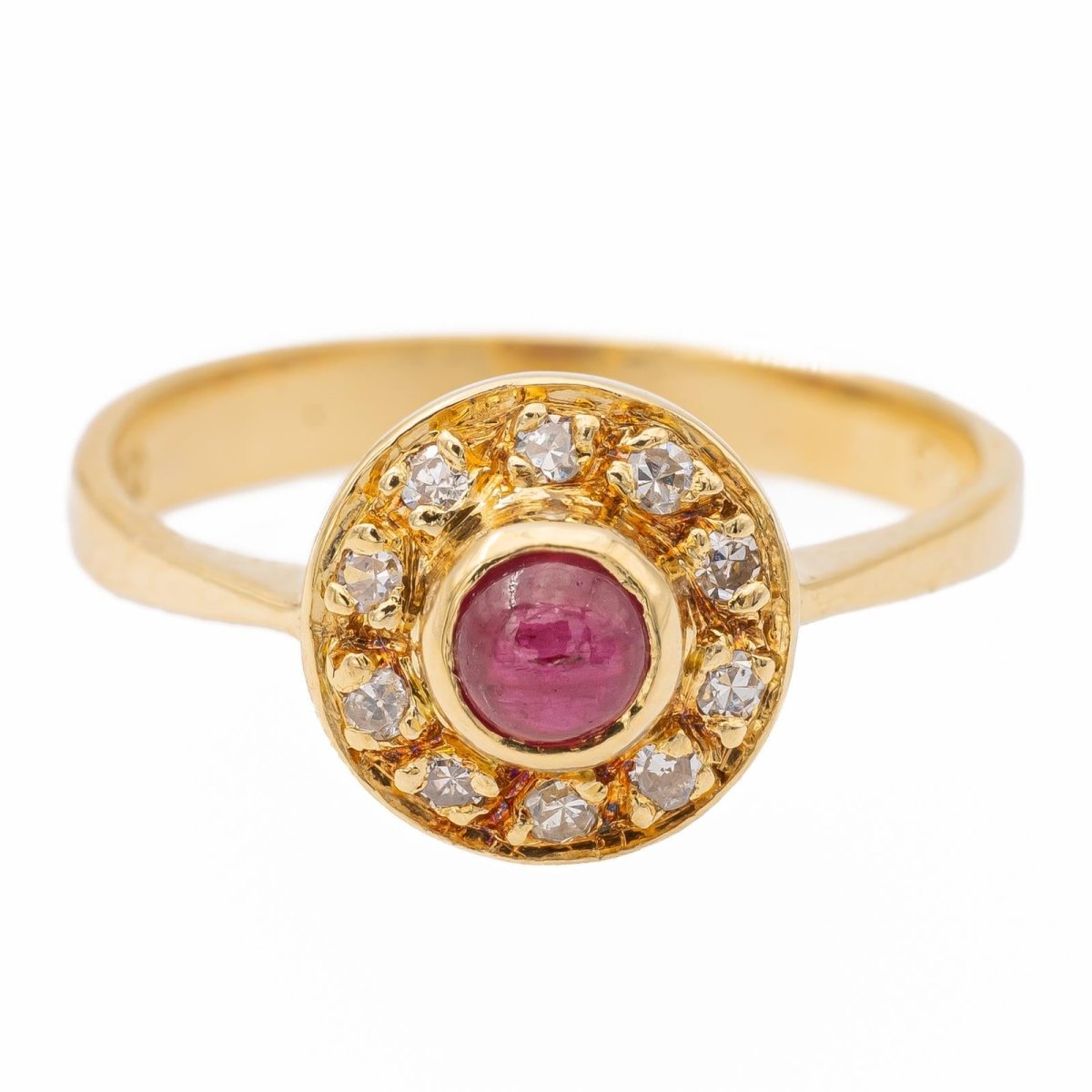 bague Or jaune Rubis - Castafiore