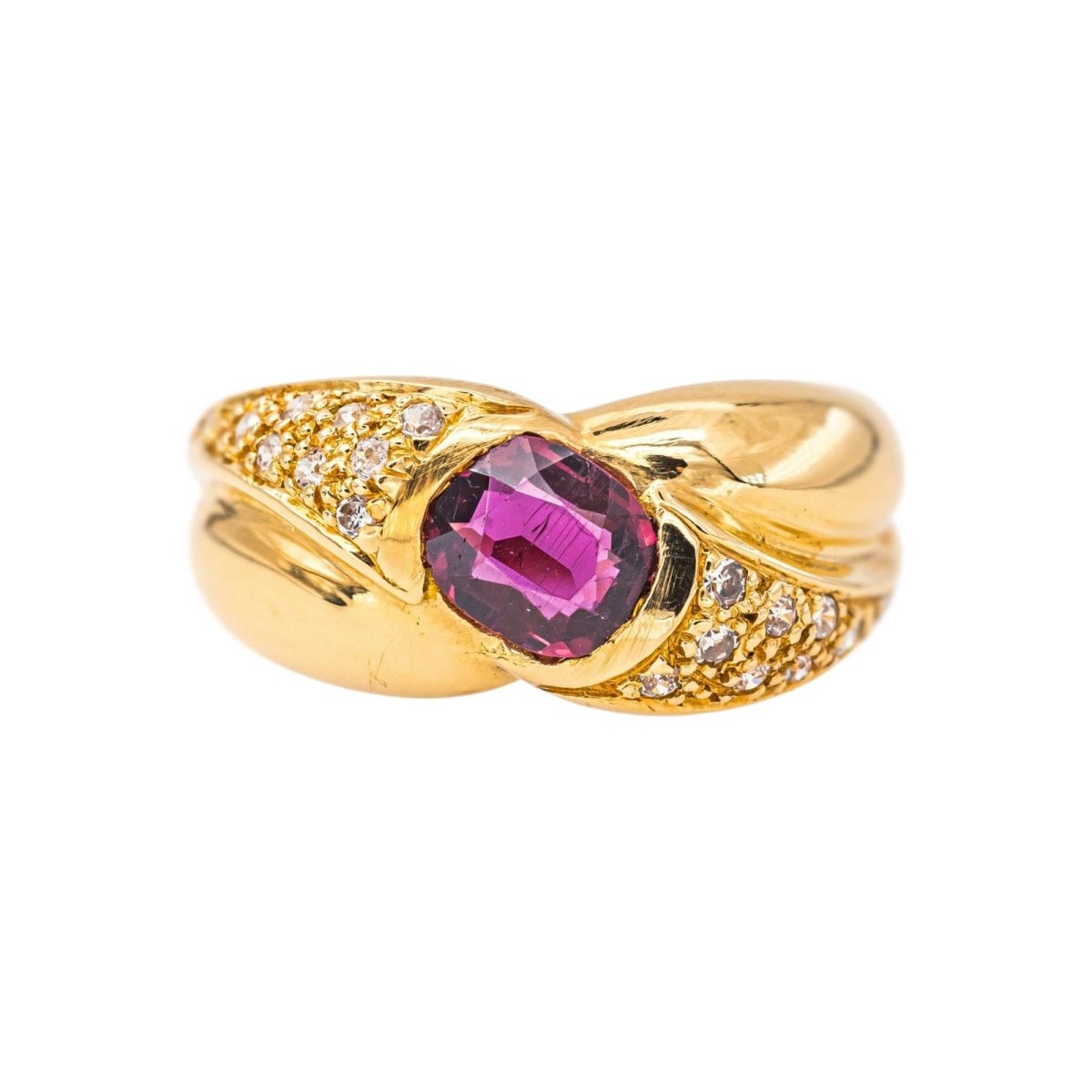 Bague Or jaune Rubis - Castafiore