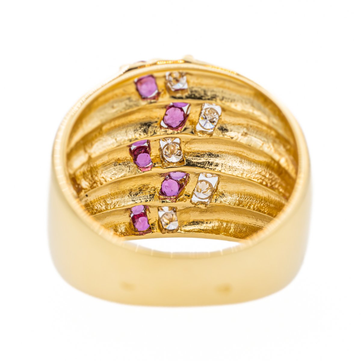 Bague Or jaune Rubis - Castafiore