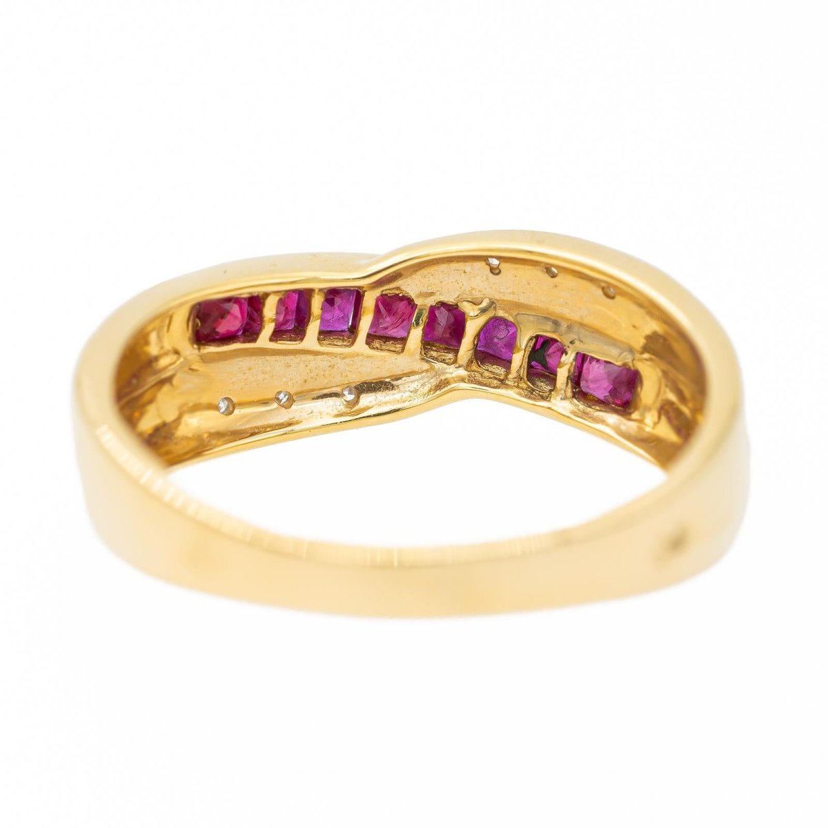 Bague Or jaune Rubis - Castafiore