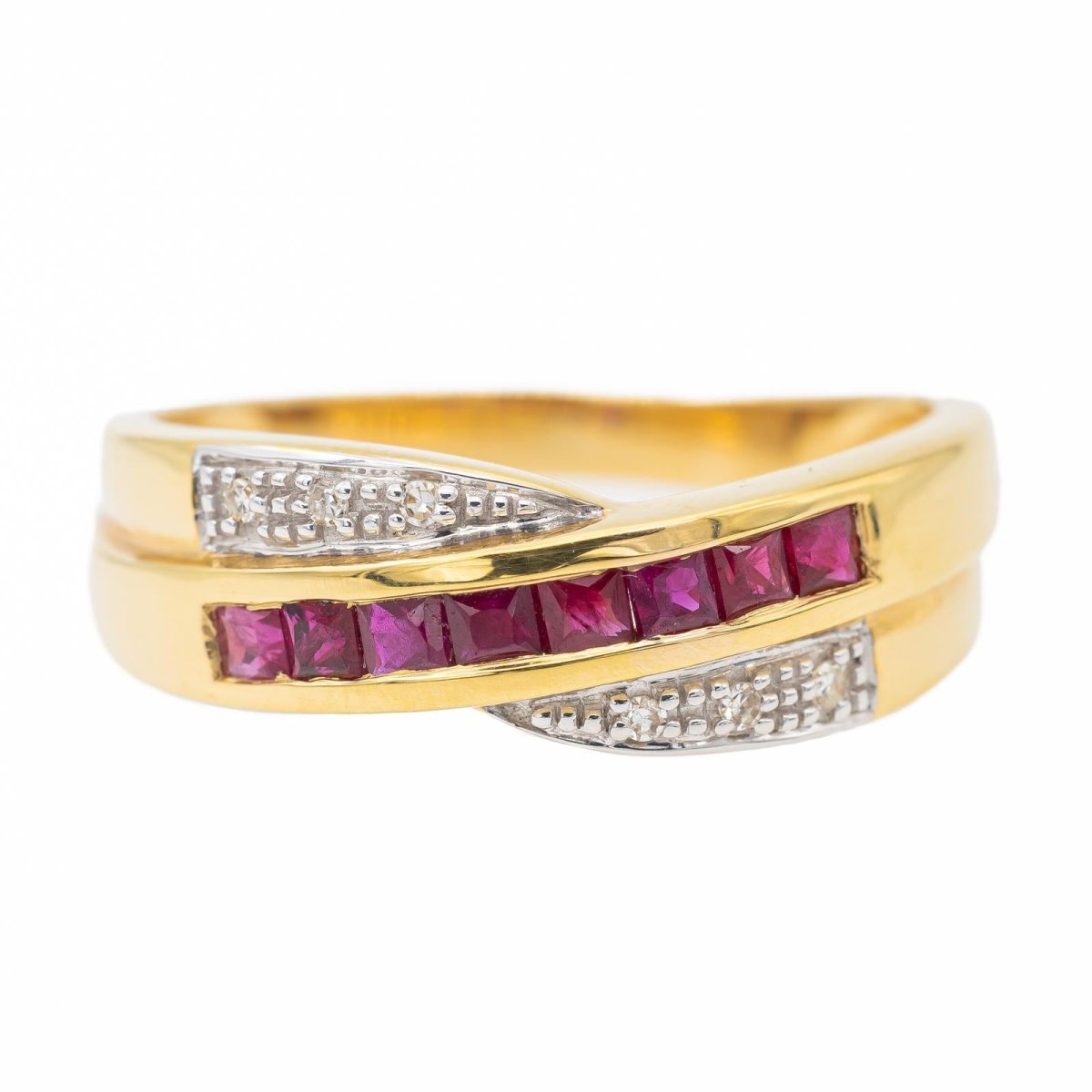 Bague Or jaune Rubis - Castafiore