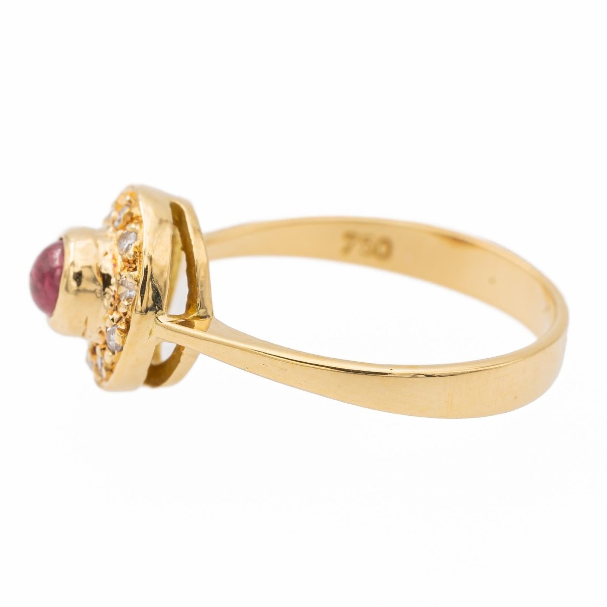 bague Or jaune Rubis - Castafiore