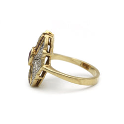 Bague - Or jaune, rubis et diamants - Castafiore