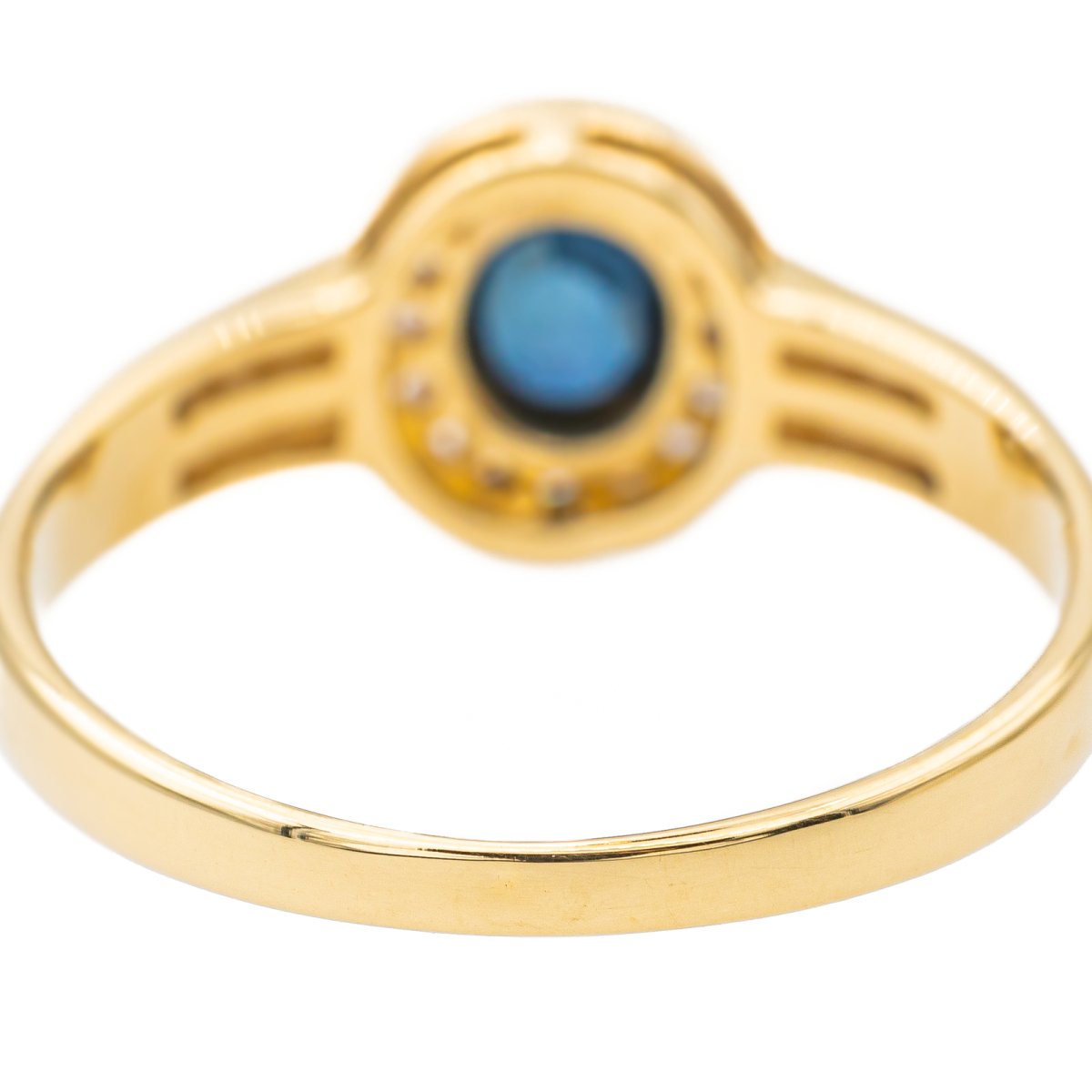 Bague Or jaune Saphir - Castafiore