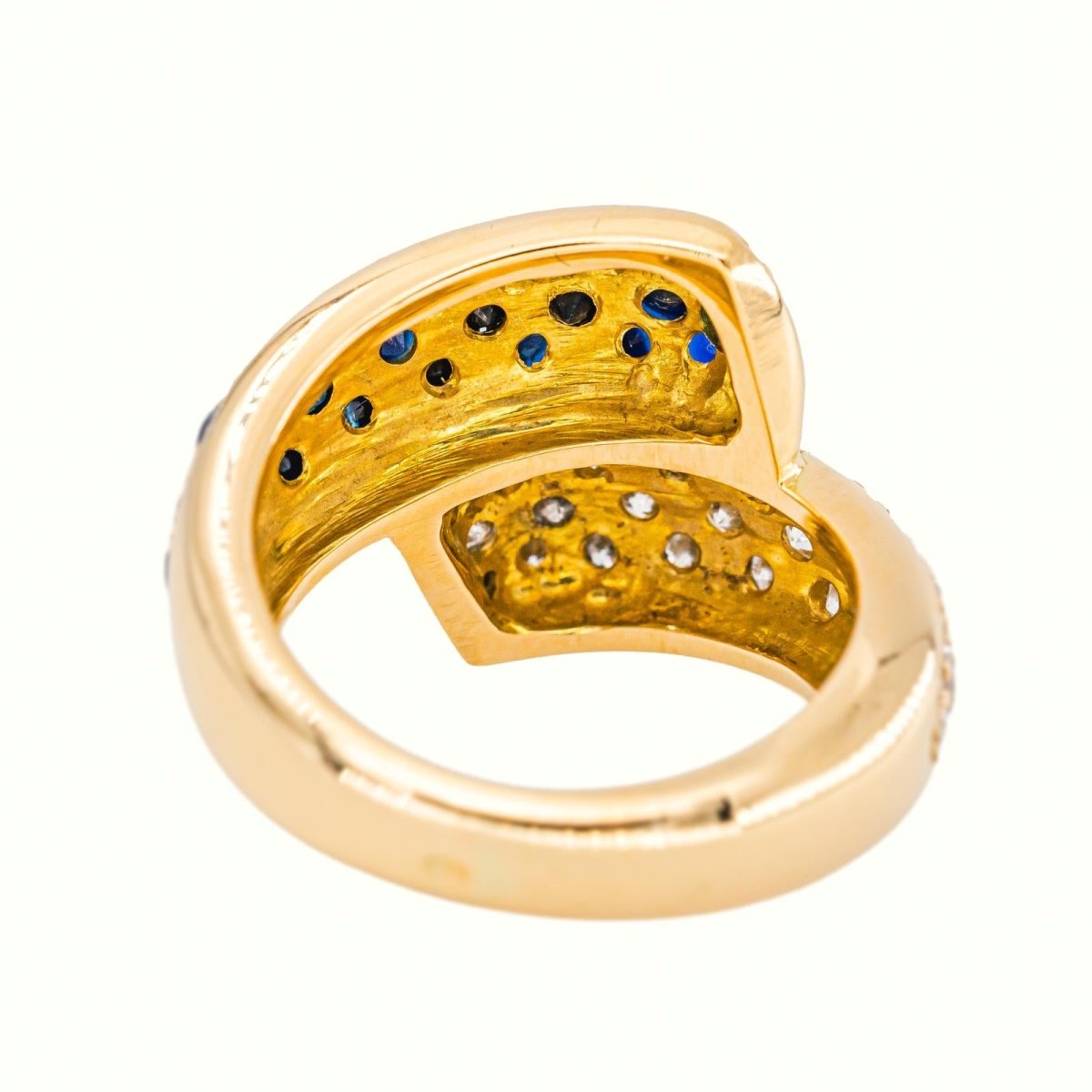 Bague Or jaune Saphir - Castafiore