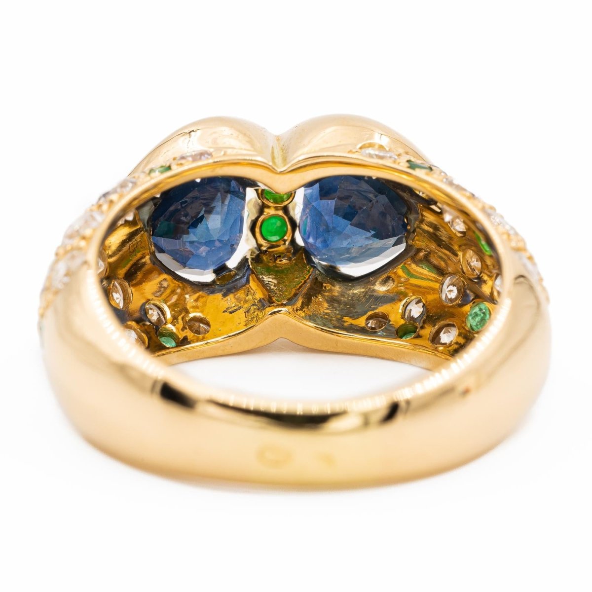 Bague Or jaune Saphir - Castafiore