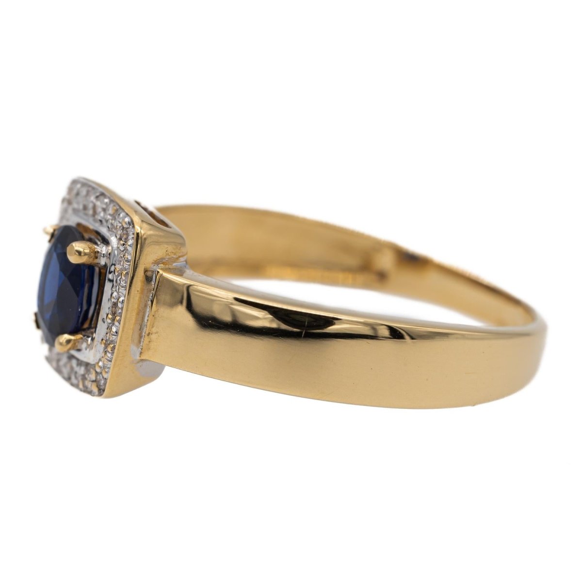 Bague Or jaune Saphir - Castafiore