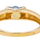 Bague Or jaune Saphir - Castafiore