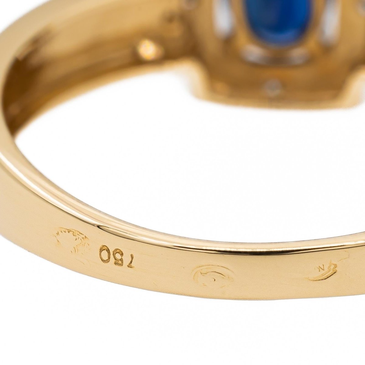 Bague Or jaune Saphir - Castafiore