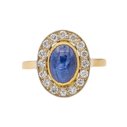 Bague Or jaune Saphir - Castafiore