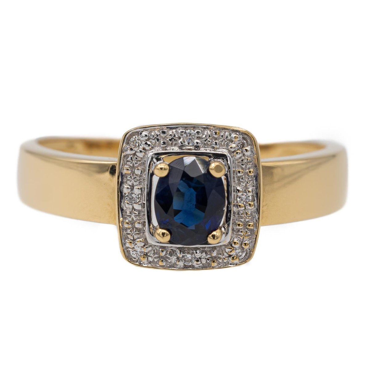 Bague Or jaune Saphir - Castafiore