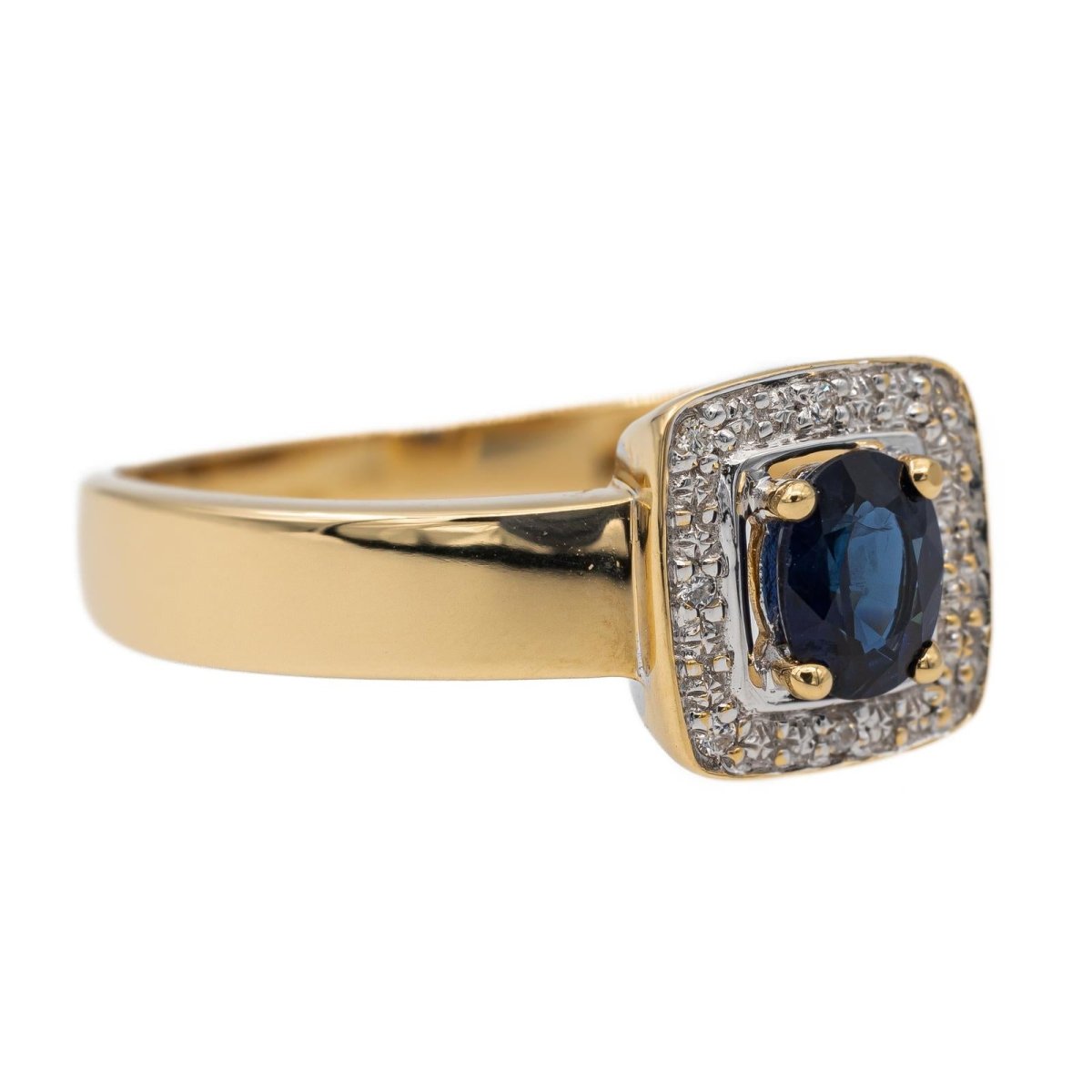 Bague Or jaune Saphir - Castafiore