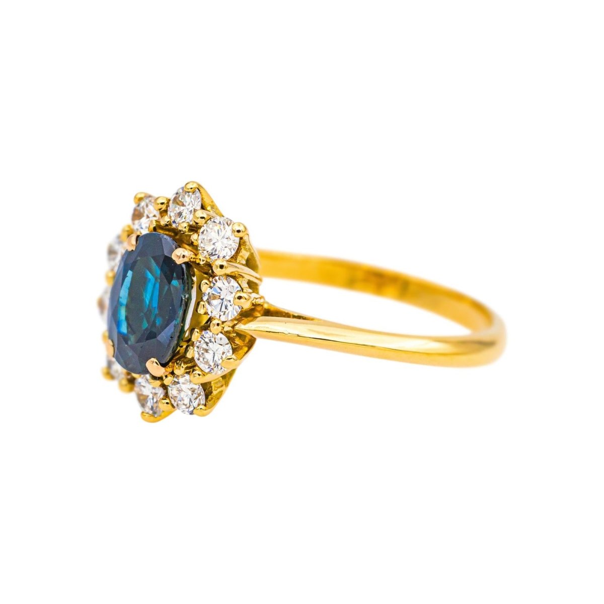 Bague Or jaune Saphir - Castafiore