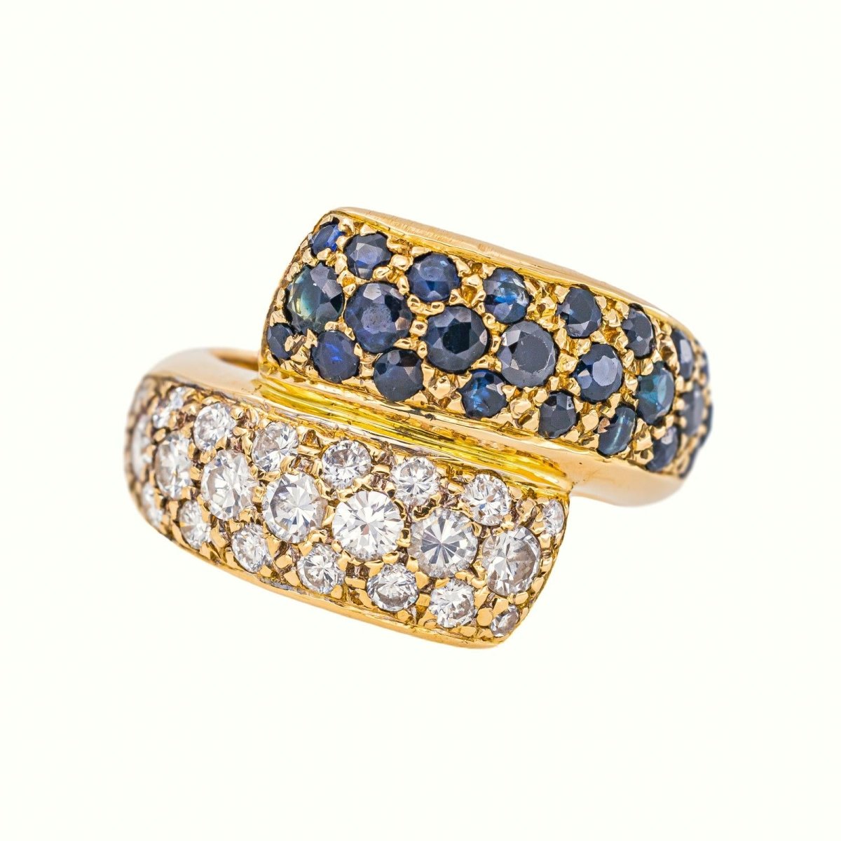 Bague Or jaune Saphir - Castafiore