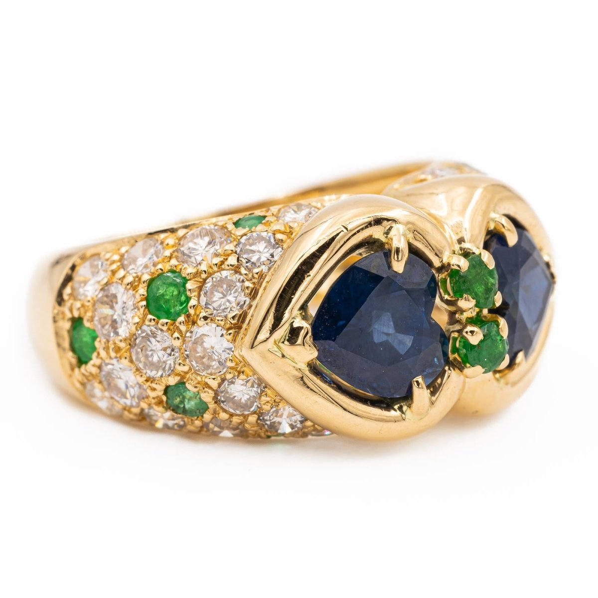 Bague Or jaune Saphir - Castafiore