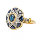 Bague Or jaune Saphir - Castafiore