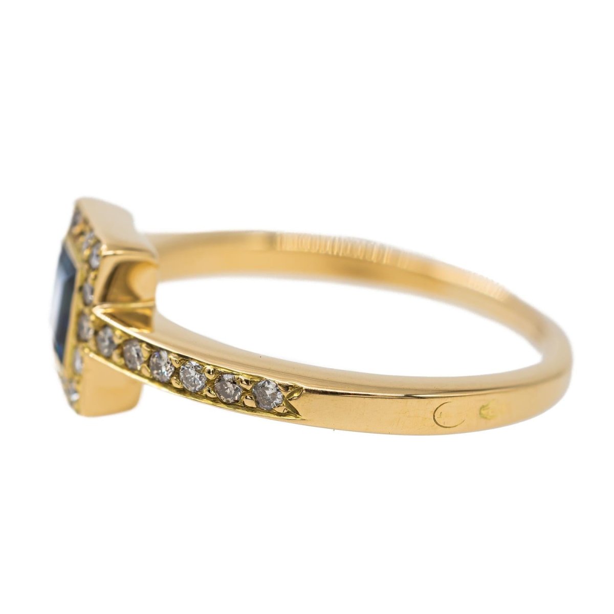 Bague Or jaune Saphir - Castafiore