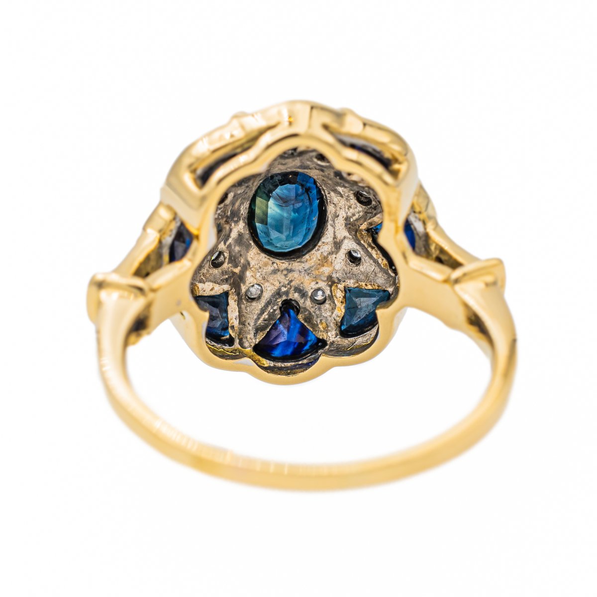 Bague Or jaune Saphir - Castafiore