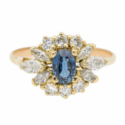 Bague Or jaune Saphir - Castafiore