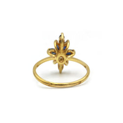 Bague - Or jaune, Saphir & Diamants - Castafiore
